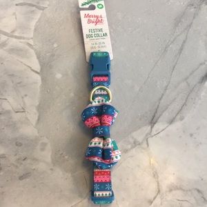 🆕🐾Dog Collar Festive Bow tie (M)